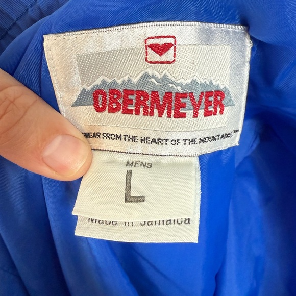 Vintage Obermeyer Ski Pants Winter Outdoor Waterproof Nylon Pants Size Large - Picture 6 of 12